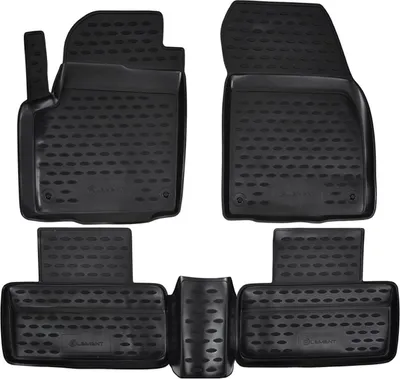 Image de 3D Tapis De Sol en Caoutchouc Exclusive Pour Land Rover Range Rover Evoque 2011-2018 4pcs, Bord Haut, Noir, Antidérapant, Toutes Saisons