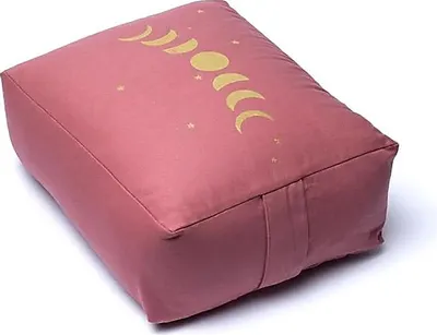 Obrázok produktu pre Meditačný vankúš / Yoga Bolster Moon Phases organická bavlna (ocs) - 38x28x13 Cm; 2770 g