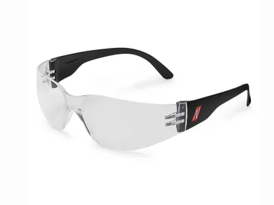 Produktbild von Nitras Vision Protect Basic | 12 Schutzbrillen | schwarz | Kunststoff
