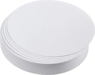 Image de FRANKEN Cartes de modération Cercles, diam. 95 mm, blanc