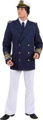 Produktbild von O7167-58-60 blau Herren Admiralsjacke Marinekostüm Gr.58-60