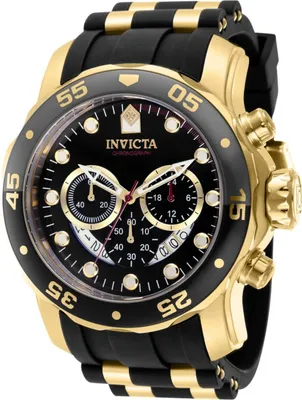 Obrázok produktu pre Invicta Pro Diver - SCUBA 37228 Pánske Hodinky - Quartz Hnacie - Nerezová Oceľ s Čiernym Ciferníkom - 48 mm