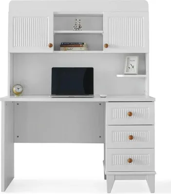 Produktbild von Multifunktionstisch Weiß Luxus Tisch Modern Schreibtisch Studientisch Neu