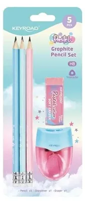 Obrázok produktu pre Školská sada pasteliek, 5 dielov – Keyroad