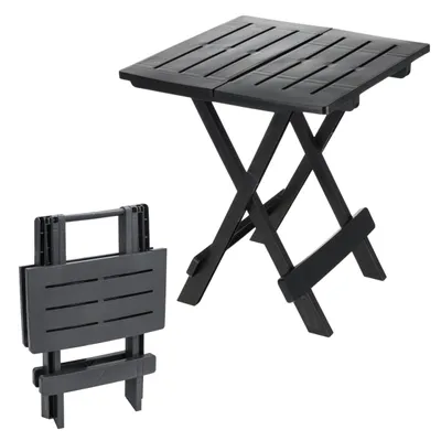 Produktbild von Kunststoff Klapptisch ADIGE 45 x 43 cm - anthrazit - Garten Beistelltisch klappbar