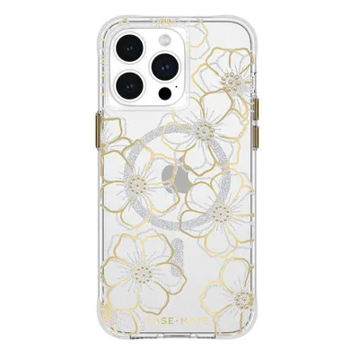 Obrázek produktu pro Case-Mate Floral Gems MagSafe - pouzdro na iPhone 15 Pro Max (Gold)