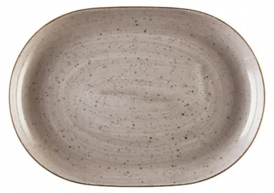 Produktbild von Lubiana Boss Ovaler Servierteller 33 cm Beige Porzellan