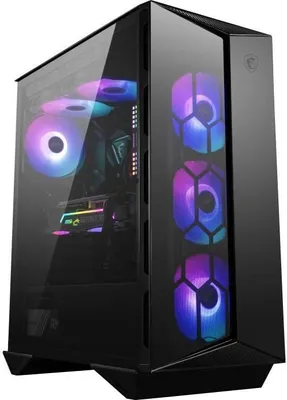 Zdjęcie produktu dla Obudowa PC MSI MPG GUNGNIR 110R, Tower, ATX microATX Mini-ITX, Radiator 360 mm, Wentylatory ARGB