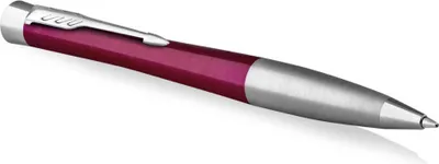 Produktbild von Parker Urban Twist-Kugelschreiber | Magenta mit Chrom-Zierteilen | mit Nachfüllpatrone mit blauer Tinte | Geschenkbox