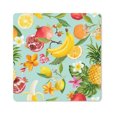Produktbild von MuchoWow® Mauspad Mousepad Obst - Tropisch - Grün 30x30 cm - Mousepads - Maus Mat - Pad - Mausunterlage - Gaming