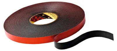 Produktbild von 3M VHB Klebeband, schwarz, BreitexLänge (mmxm): 12X33, 083789 12X33 6 Stk