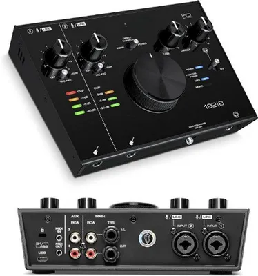Zdjęcie produktu dla Interfejs audio-MIDI USB 2 wejścia/4 wyjścia z oprogramowaniem do nagrywania i efektami studyjnymi do produkcji muzycznej