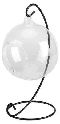 Produktbild von Elzusha – Set für hängende Pflanzengefäße – Glas-Terrarium für Luftpflanzen