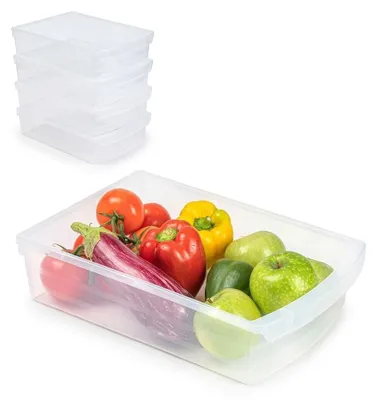 Immagine prodotto di Set 4 Cassetti Frigo / Contenitori Salvaspazio Hemax