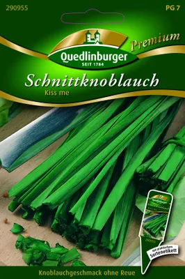 Produktbild von Quedlinburger Saatgut - Schnittknoblauch Kiss me - Samen - 290955