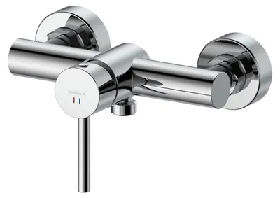Produktbild von AVAPAX | Duscharmatur aus Edelstahl - 35 mm Keramikkartusche - Chrom glänzend - Für Wandmontage