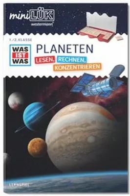 Produktbild von miniLÜK. Deutsch WAS IST WAS Planeten Lesen, Rechnen, Konzentrieren 1./2. Klasse