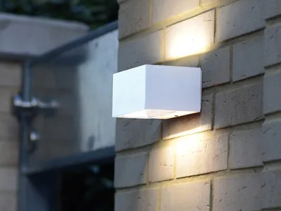 Obrázek produktu pro LUTEC LED venkovní nástěnné svítidlo 2gang 4000 K 10,5W IP54 White