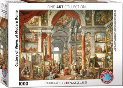 Obrázok produktu pre Puzzle 1000 Gallery of Views of Modern Rome 6000-6036