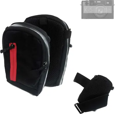 Produktbild von K-S-Trade Fototasche Kameratasche Gürteltasche Schutz Hülle kompatibel mit Fujifilm X100VI Case bag Stoßfest Holster schwarz 1x