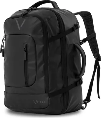 Produktbild von Veltra Rucksack Cabin Bag Combo mit RFID-Fach und Anti-Diebstahl-Reißverschlüssen - Schwarz