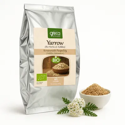 Produktbild von Greco Schafgarbe Achillea  40 g Getrocknete Blätter und Blüten