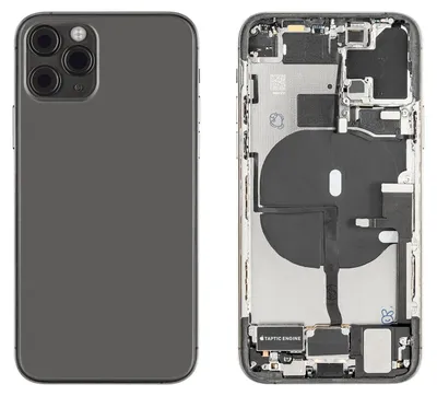 Produktbild von iPhone 11 Pro Gehäuse mit Backcover Spacegrau