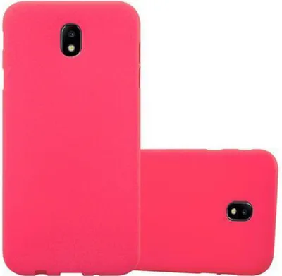 Produktbild von Cadorabo Schutzhülle für Samsung Galaxy J5 2017 Hülle in Rot Handyhülle TPU Etui Cover Case