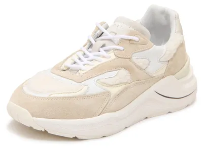 Image de P7994 Baskets pour femme D.A.T.E. FUGA NATURAL en daim et peluche