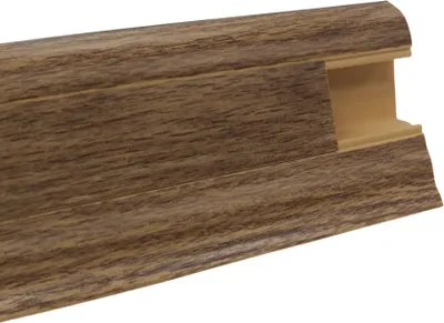 Obrázek produktu pro DOPRODEJ: Soklová podlahová lišta SLK50 W279 Dub tmavohnědý 2,5 m - Lišta 2500x50x25 mm