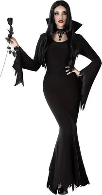 Produktbild von Atosa Gothic Vampiress Damenkostüm Schwarz XL Frau Schwarz XL