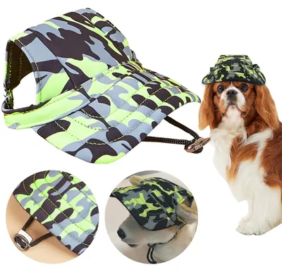 Imagen del producto de Gorra de béisbol ajustable, con agujeros para los oídos, transpirable, talla M, para uso en exteriores