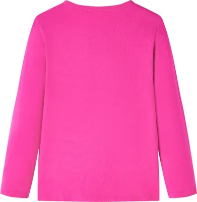 Produktbild von vidaXL Kinder-Langarmshirt Dunkelrosa 104