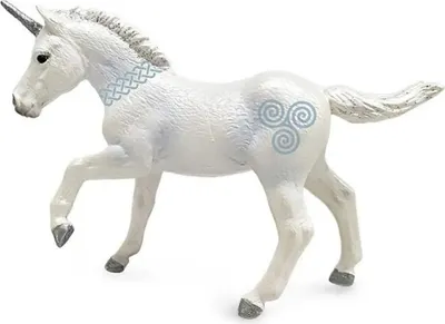 Produktbild von Collecta Blaues Einhorn Fohlen M Figur Weiß 3-6 Years Weiß 3-6 Years