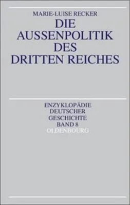 Produktbild von Die Außenpolitik des Dritten Reiches