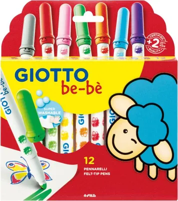 Immagine prodotto di Giotto be-bè astuccio 12 pennarelli Multicolore