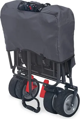 Produktbild von Klappbollerwagen 'Paxi dlx' mit Bremse, anthrazit