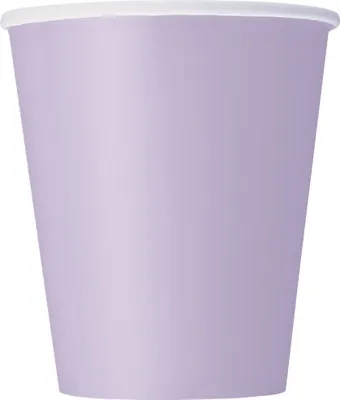Produktbild von Pappbecher Partybecher 14 Stück lavendellfarben 266 ml - Einheitsgröße