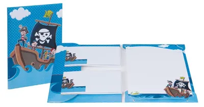 Produktbild von RÖSSLER Briefpapierpack Pirat 10 Blatt/10 Briefumschläge