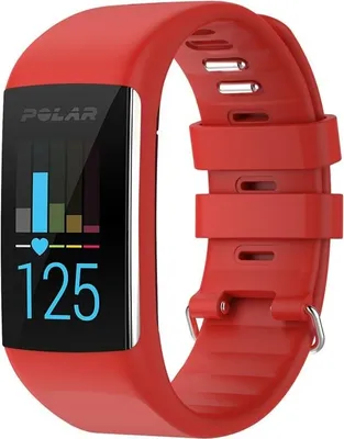 Produktbild von Strap-it Polar A360 / A370 Silikonarmband (Rot)