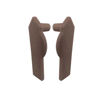 Produktbild von Renoplast® C LED, Endkappen, Braun, Aluminium Sockelprofil Abschlussprofil Sockelleiste Sockelbekleidungen Sockel Profil Belüfteten böden und Harzböden