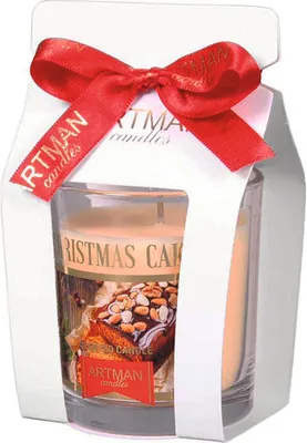 Image de Bougie de Noël en verre COOKIES CHRISTMAS CAKE 130 g