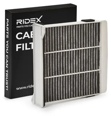 Produktbild von RIDEX 424I0064 Aktivkohle Innenraumfilter Pollenfilter für MITSUBISHI OUTLANDER III (GGW, GFW, ZJ) Outlander II SUV (CWW) PAJERO IV (V8W, V9W)