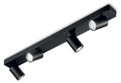 Produktbild von Rudy Moderne Deckenleuchte Metall Schwarz 4 Lichter 7W 3000K Warmes Licht