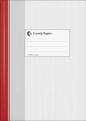 Produktbild von Geschäftsbuch A5 96BL kariert COSWIG 86-1595203 Standard