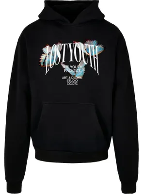 Immagine prodotto di Lost Youth - Felpa con cappuccio da uomo TN3077 (S) (Nero)