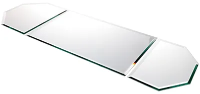 Productafbeelding van PlyMor loopset, 5 mm, schuine glazen spiegel, 91,4 x 30,5 cm