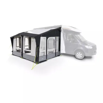 Produktbild von Dometic Club AIR Pro 390 S, Aufblasbar, Abgerundet, Seitenmarkise, Polyester, Grau, Weiß, Polyester