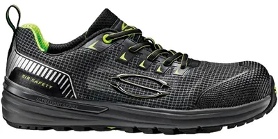 Immagine prodotto di Scarpa antinfortunistica Sir Safety Renaissance S1PS senza parti metalliche con puntale in fibra di vetro, nera, 43, nero