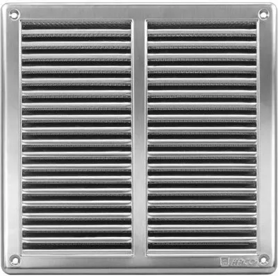 Obrázok produktu pre Mriežka vetracia so sieťovinou VM, 250 x 250 mm, nerez 0708